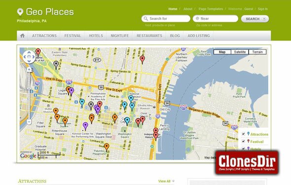 geo places wp theme Geo Places City Directory Wordpress Theme