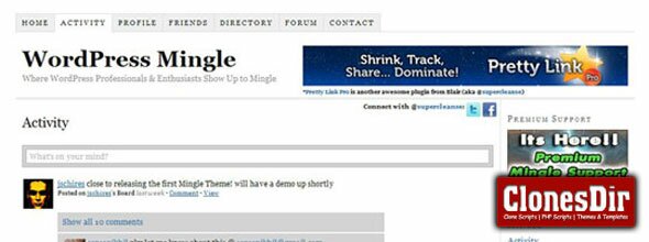 WP Mingle Social Plugin