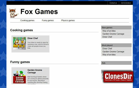 fox games arcade script FoxArcade Free Arcade Script