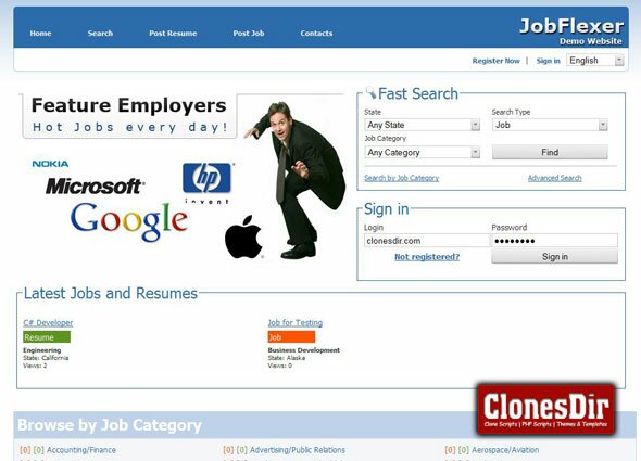 jobflexer job board script JobFlexer Job Board Script