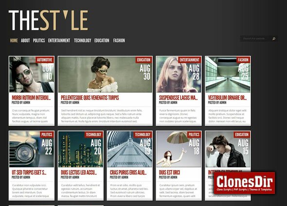 thestyle wordpress theme TheStyle Wordpress Theme