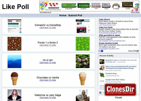 facebook like polling script Facebook Like Polling Script