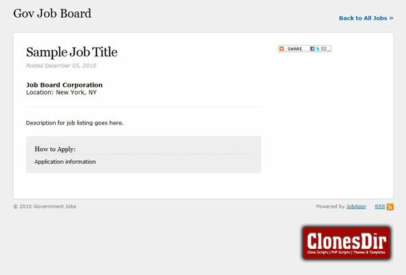 jobappr job board script JobAppr Job Board Script