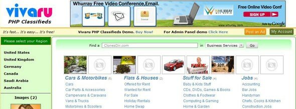 Vivaru PHP Classifieds Script