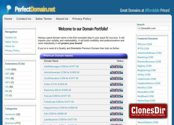 dnresult domain portfolio script DnResult Domain Portfolio Script