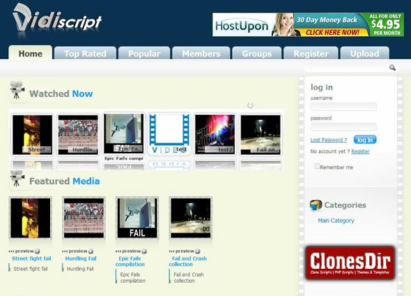 vidiscript video sharing script Vidiscript Video Sharing Script