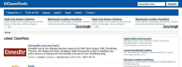DClassifieds Free Classifieds Script