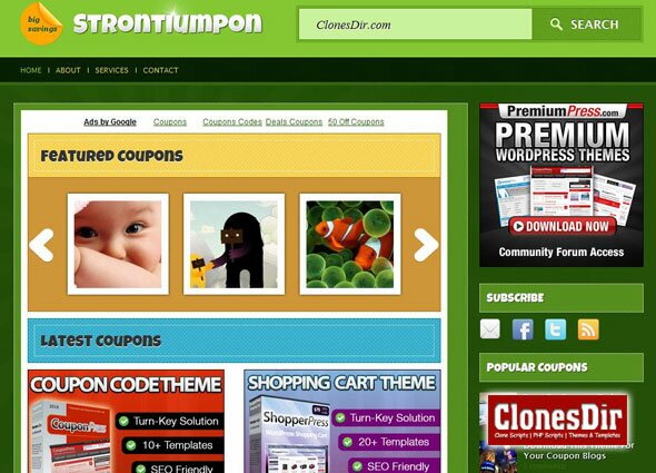 strontiumpon wordpress coupon theme Strontiumpon Wordpress Coupon Theme