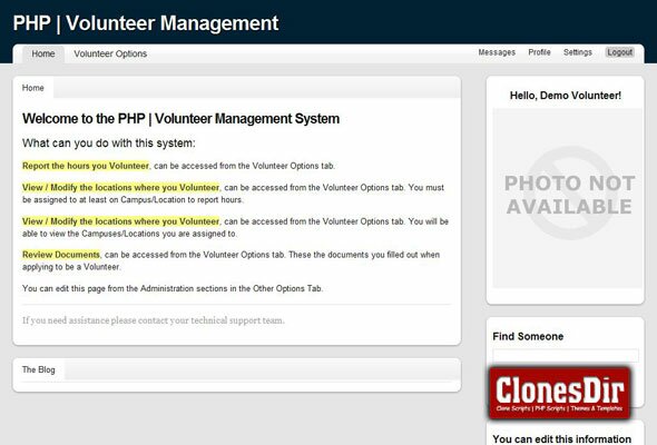 php volunteer management script PHP Volunteer Management Script