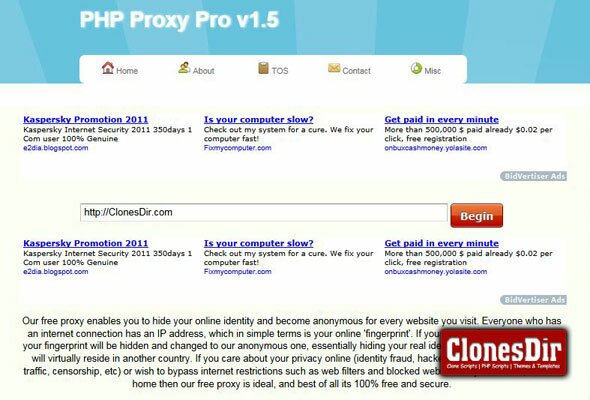 php proxy pro script PHP Proxy Pro Script
