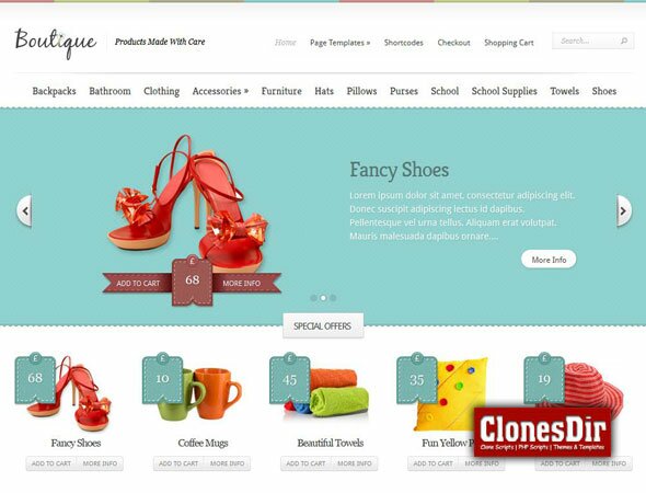 boutique wordpress theme Boutique Wordpress Theme