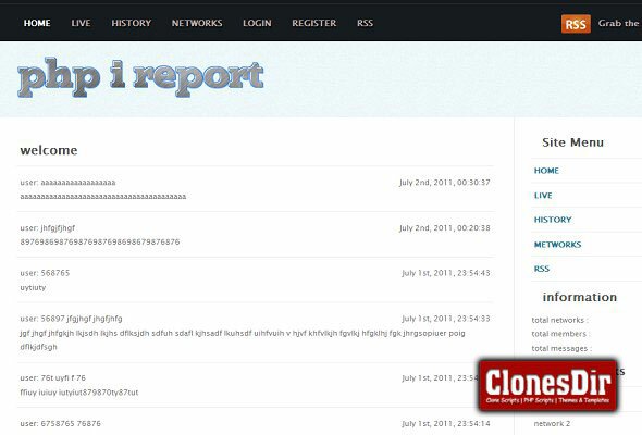 php ireport script PHP iReport Script