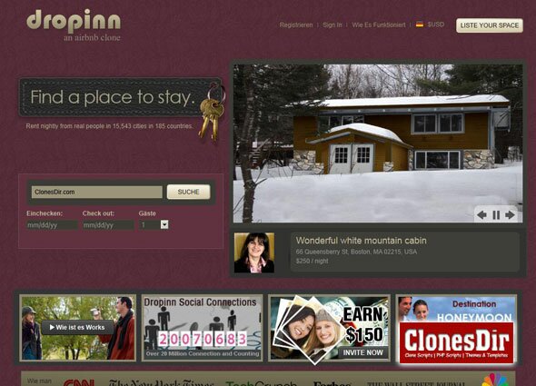 dropinn airbnb clone script DropInn Airbnb Clone Script