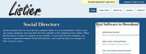 Social Directory Script